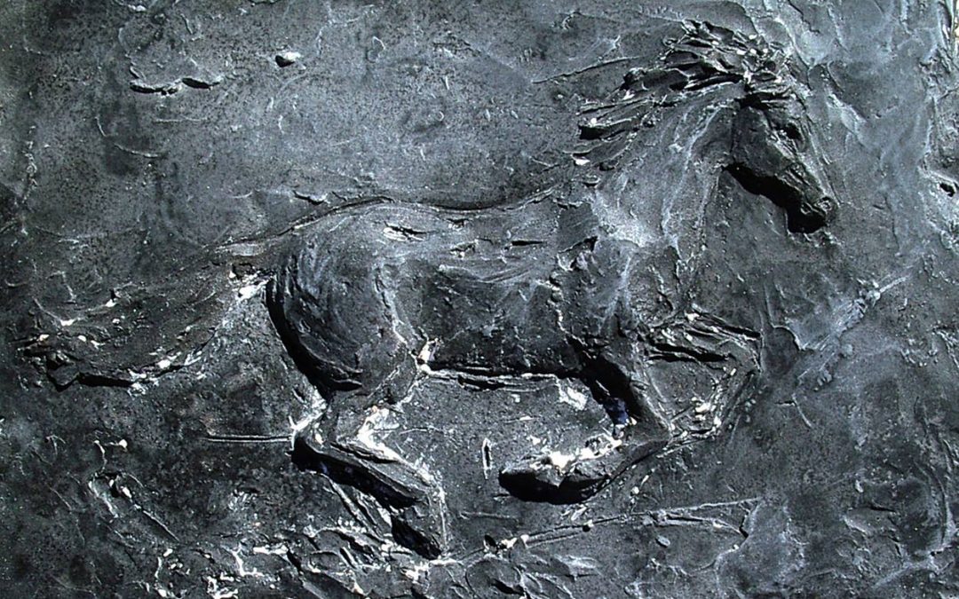 «Al galope» Relieve.